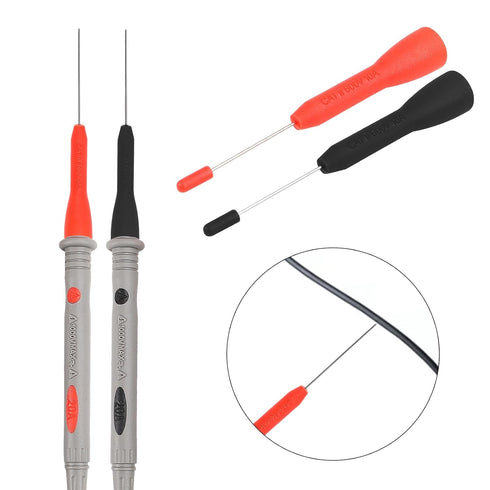 Multimeter Automotive Test Leads Kit with Crocodile Clip, Silicone Testing Lead Kit, Testing Hook, Testing Probe Professional Kit, Testing Cable