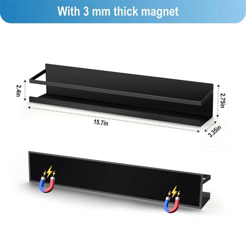 VANPET Metal Magnetic Book Shelf for Whiteboard, Metal Magnetic Bookshelf, Book Display Shelf for Teacher Kids