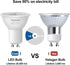 GU10 LED Light Bulbs 7W Warm White 3000K,(50W -60W-75W Equivalent) GU10 Shape Halogen Replacement Bulb 38 120V 650Lm Non-dimmable for Track Spot Lighting Indoor Recessed, 6 Pack by Valytime