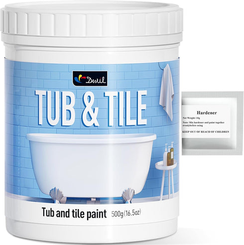 DWIL Tub and Tile Paint 16.5 oz, Tub Paint for Bathtub, Tile