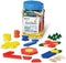 Learning Resources Wooden Pattern Blocks - Educational Toys and Tangram Puzzle Manipulatives