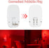 670nm 2 Pack echosari Red & Warm White Light Night Light for Sleep, Red Night Lights with Dusk to Dawn Sensor, LED