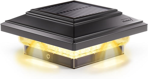SIEDiNLAR 4x4 Solar Post Lights 50 Lumens 2 Modes, Post Caps Light