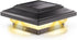 SIEDiNLAR 4x4 Solar Post Lights 50 Lumens 2 Modes, Post Caps Light