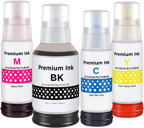 GI21 Printer Ink Compatible for Canon G3270 G3272 G3260 G3262 G4270 G2260 G1220 G1230 Megatank, Replacement for Canon