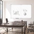 VIZ-PRO Magnetic Foldable White Board, 48 X 36 Inches, Dry Erase Whiteboard with Silver Aluminium Frame