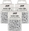 JAM Paper Small Paper Clips, White,3 Packs of 100