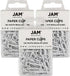 JAM Paper Small Paper Clips, White,3 Packs of 100