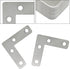 12 2 2 Inch Bonsicoky Stainless Steel L Bracket Corner Brace, Pcs x Corner Braces, Sturdy Flat Angle Brackets