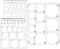 Tamaki Circle Template, Circle Round Stencil for Drafting, Office and School Building Formwork, 3 Pack Sizes