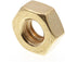 Prime-Line 9074496 Machine Screw Hex Nuts, 1/4 In.-20, Solid Brass (25 Pack)