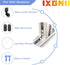 10PCS 4040 Corner Bracket L-Shape Connector for 4040 Aluminum Extrusion Accessories (Black)