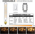 Leools T10 LED Long Bulbs 8W, E26 Dimmable Tubular Bulb, 75 Watt Equivalent, 2700K Warm White, 4-Pack, 8.9in (225mm).