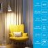 YukiHalu A15 LED Light Bulbs, 60W Equivalent, E26 Base, 2700K/3000K/5000K White, 7W, 4 Pack