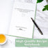 Perfect Blank Recipe Book: Waterproof Cover, 186 Pages to Write and Organize Your Own Recipes (Spring Green)