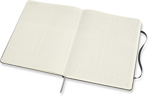 Moleskine PRO Notebook - Hard Cover, XL (7.5" x 9.5"), Professional Project Planning, Black, 192 Pages