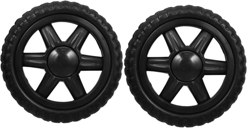 Garneck 2pcs Heavy Duty Replacement Wheels for Shopping Cart Stair Climbing Cart