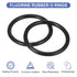MECCANIXITY FKM O-Ring 0.39" OD, 0.24" ID, Pack of 25 Fluorine Rubber Sealing Gasket Washer for Plumbing