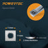 POWERTEC Tungsten Carbide Cutter Insert Set, 6 Pcs for Wood Lathe Tools, 11mm Flat Square, 12mm Round, 10 x 28mm Diamond
