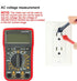 Digital Multimeter with Ohm Volt Amp, Resistance Diode Voltage Tester Meter