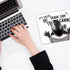 Juoqg It's Called Trash Can Not Trash Cannot Rectangular Mouse Pad, Funny Raccoon Mouse Pads for Desk, Raccoon Lover