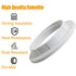 LUORNG 6PCS E27/E26, 58mm, ID38mm) Light Socket Shade Rings for Retaining Rings for Glass Lamp Shades/Light Fixtures