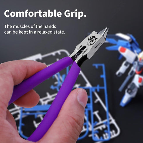 RUITOOL Model Nippers, Gundam Model Tools for Beginners, Ultra-thin Non-slip Grip, 4.7 Inch Sharp Cutters.