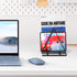 Fun storage 7 Triangle Desk File Organizer, Slots Metal File Sorter Magazine Holder Document Rack,Desktop Bookshelf