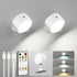 LED Wall Mounted Lights, Rechargeable Wall Sconces Lamp, 3 Color Temps &