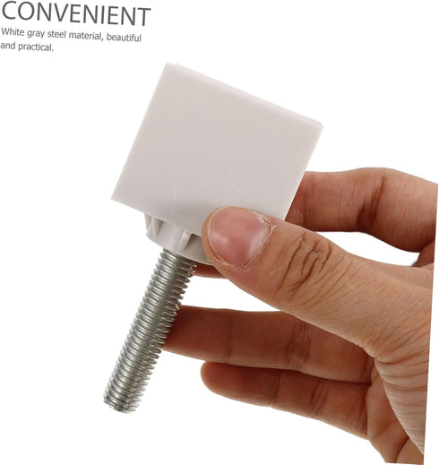 4pcs Luxshiny Heavy Duty Side Table Mounting Clamps Sturdy Under Support Bolt Connectors for Office Furniture Easy