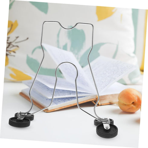 Homoyoyo Hanging Bookend Bookends Desk Magazine Storage Cookbook Shelf Bookshelf Ends Metal Book Ends File Folder