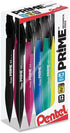 Prime Mechanical Pencils, 0.7mm Medium Point, Assorted Barrel Colors, Pack of 12