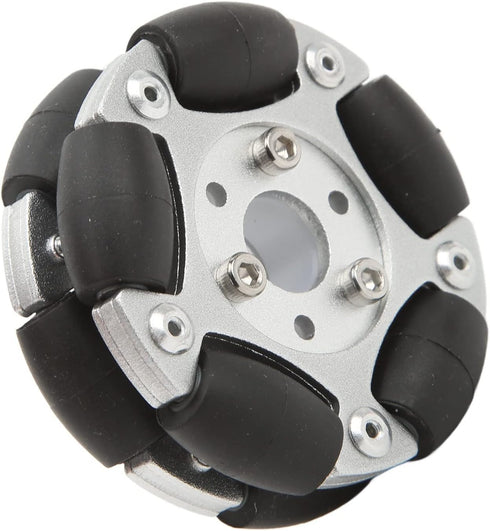 Mrisata 60mm 60mm 360 Robot Omni Directional Wheel Robot Omni Wheel Replacement Aluminium Alloy Robot Omni Wheel Robot