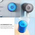 3pcs ABOOFAN Toilet Paper Holder Chrome Bathroom Tissue Storage Box Lid Random Color