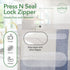 5 18" 24" (15 Count) Seal Fresh Gallon Large Plastic Storage Bags x Reusuable XXL Extra Large Heavy Duty Clear Jumbo