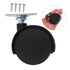 4pcs PRETYZOOM Furniture Casters Kit Rolling Wheels for Moving Heavy Furniture Table Sofa Bedside Cabinet Silent Easy