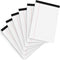 Legal Pads 5x8 Inch Writing Pads, 80 GSM Paper, 30 Sheets, 6 Pack Notepad for Grocery List