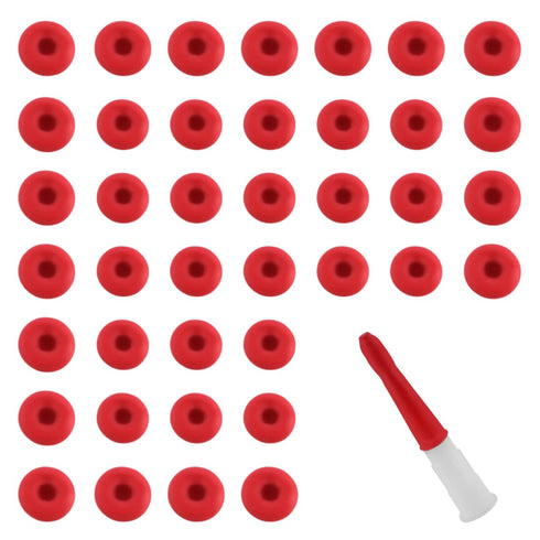 Caulk Cap, Caulk Saving Cap, Sealer Saver for Open Caulking Tube, Red (40)