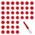 Caulk Cap, Caulk Saving Cap, Sealer Saver for Open Caulking Tube, Red (40)