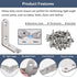 16Pcs 2.5 2.5 Inch 90 L Bracket Corner Brace x Stainless Steel Corner Brackets, Heavy Duty Degree Joint Right Angle