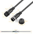 Waterproof Connectors 4 Wire, 14AWG Male Female Plug LED Connector with 4Pin Waterproof Connectors, IP68 Extension Cable
