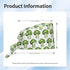 Nurse Scrub Cap Men Women with Buttons - Cute Cartoon Cauliflower B Print Soft Comfy Surgical Cap, Adjustable Tie Back