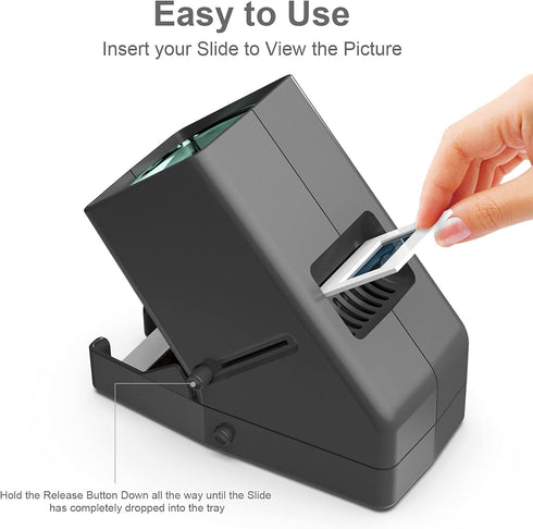 DIGITNOW!35mm 3X 35mm Negatives(4AA Slide and Film Viewer, Magnification LED Lighted Illuminated Viewing,USB