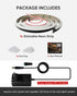24V Cozy 342 6000K 18 Shine Decor Under Cabinet Lighting Strip, Free Cuttable LED Silicone Neon Rope Hardwired