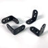 20 2x2 Inch (20 Pack) Pcs L Corner Brackets Black Heavy Duty L Bracket for Joint Right Angle Shelf Support Corner