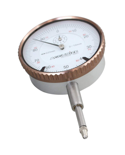 Accusize Industrial Tools 0-10 mm by 0.01 mm Metric Dial Indicators, Model P900-S001