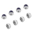 M6 x 1.0mm 304 Stainless Steel Self-Lock Hex Lock Nuts, Self Clinching Nuts, 50 PCS