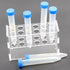 Acrylic Test Tube Holder Rack with 12 Sockets for 10ml Centrifuge Tubes (10ml, 12 Sockets)