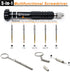 PTSLKHN Eyeglass Screwdriver, 5-in-1 Multifunctional Small Screwdriver, S2 Steel Glasses Screwdriver Kits for Eyeglass, Sunglasses, Electronics, Cellphone, Jewelry and More (Black) by PTSLKHN