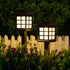 GIGALUMI Solar Outdoor Lights, 8 Pack LED Waterproof Solar Lights, Maintain 10 Hours of Lighting for Garden, Landscape,